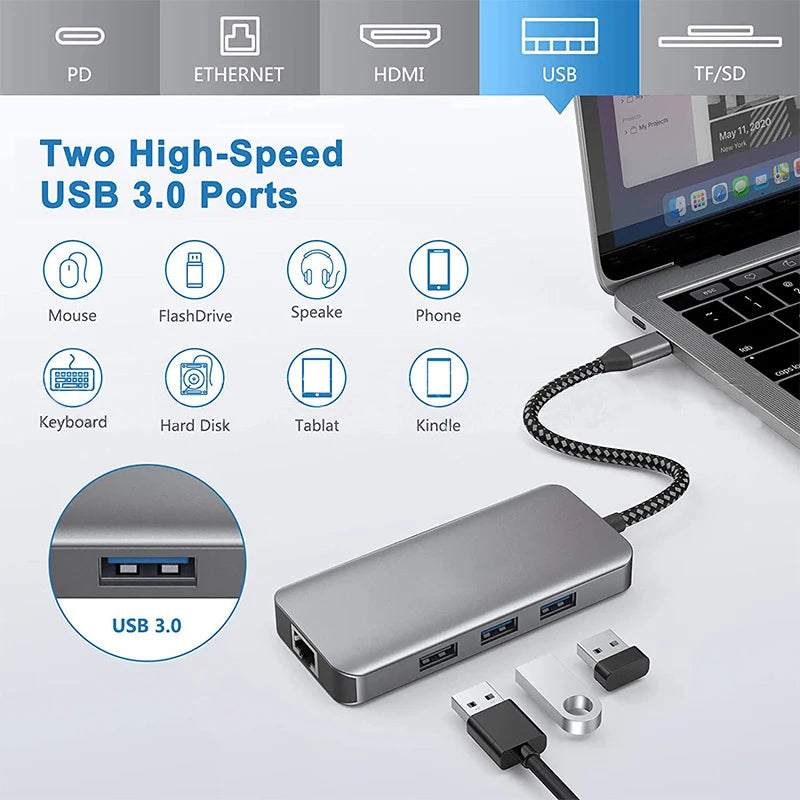 10 in 1 station connector 