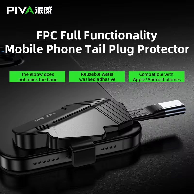 PIVA FPC Mobile Phone Tail Plug Protector Full Functionality Support 4K60Hz PD60w 10Gbps for Android IOS Phone
