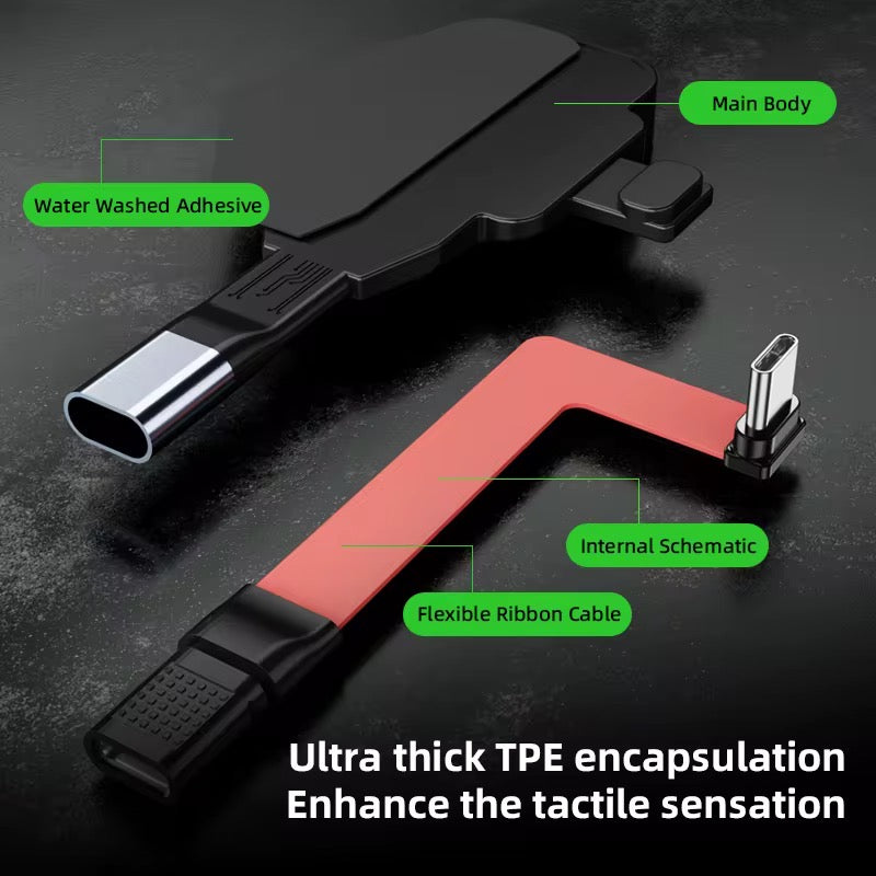 PIVA FPC Mobile Phone Tail Plug Protector Full Functionality Support 4K60Hz PD60w 10Gbps for Android IOS Phone